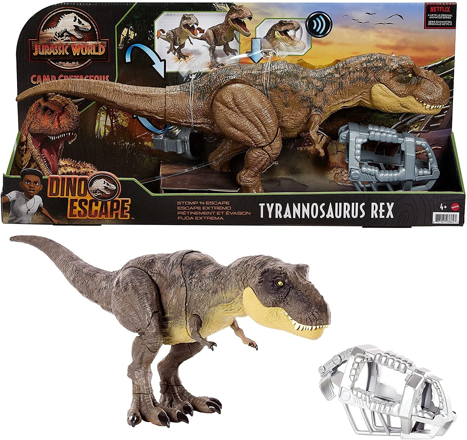 MATTEL GWD67 JURASSI WORLD T-REX PASSI LETALI