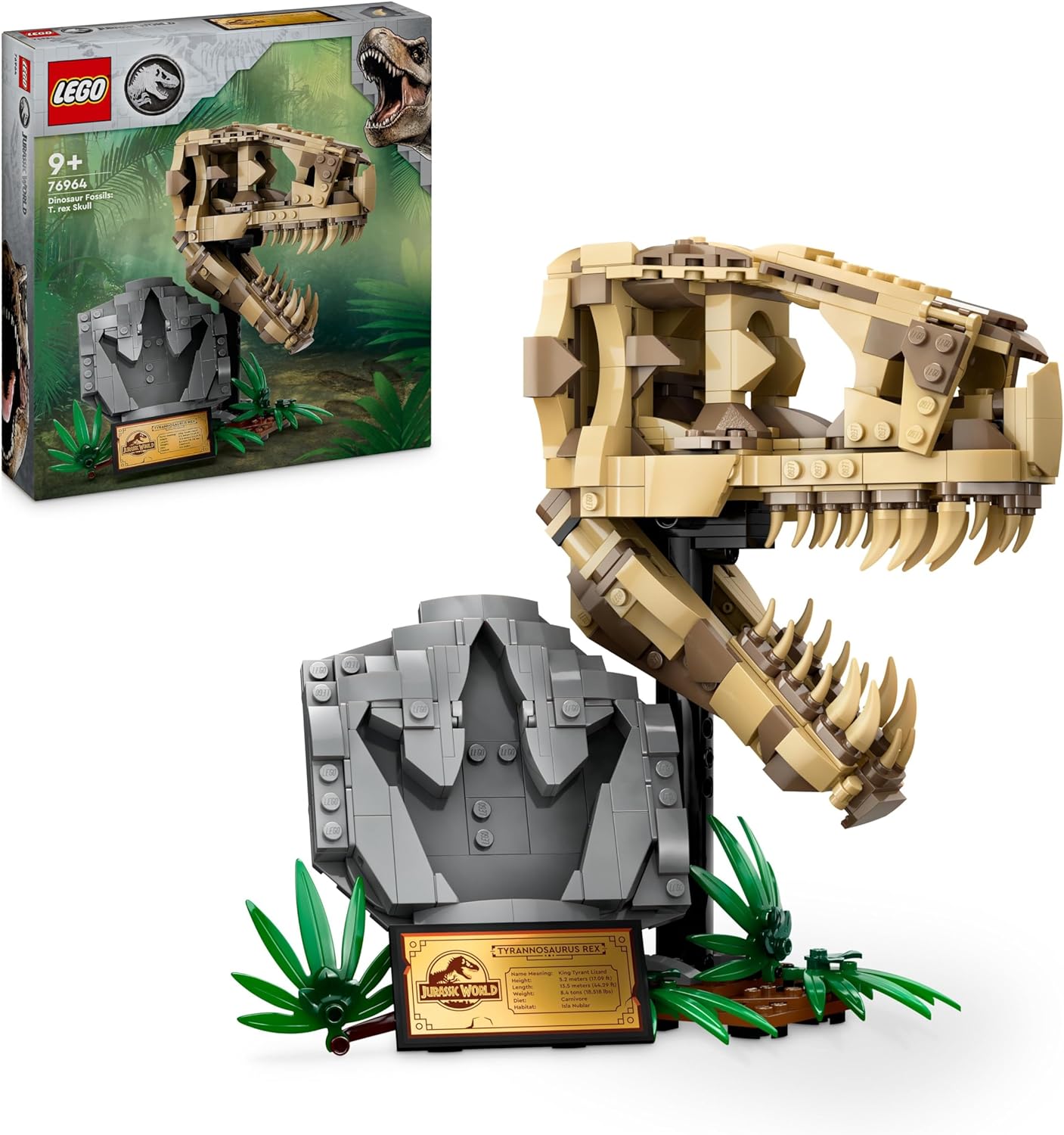 LEGO 76964 FOSSILI DI DINOSAURO TESCHIO DI T-REX JURASSIC WORLD