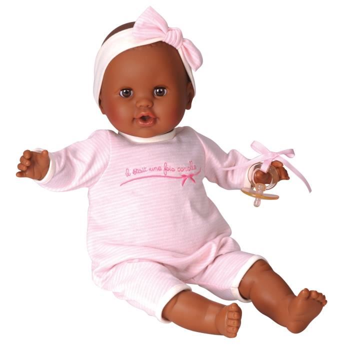 COROLLE W9026 BAMBOLA BEBE' CLASSICO ROSA AFRICANO CM.36