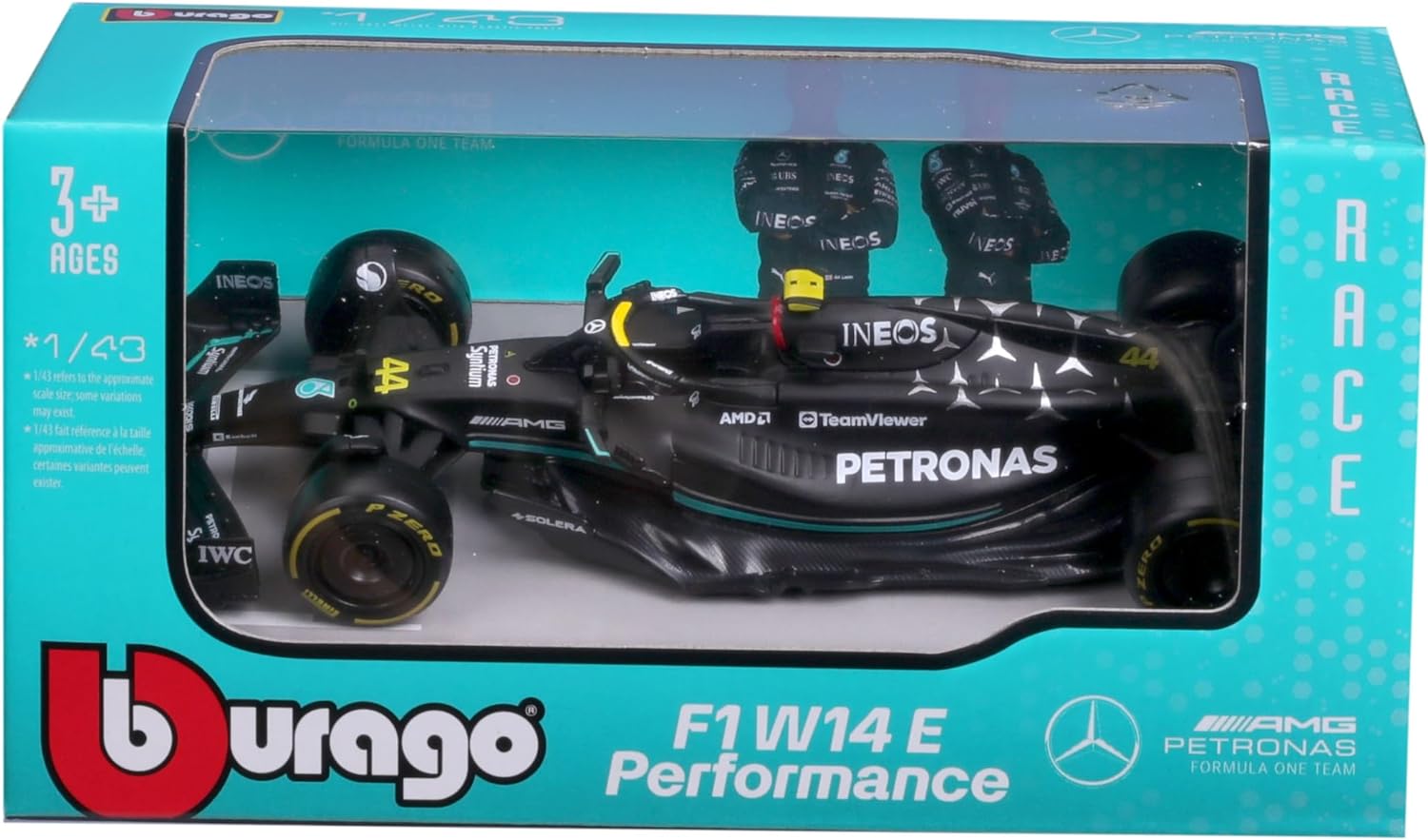 BURAGO 18380800 MERCEDES AMG F1 HAMILTON SCALA 1/43