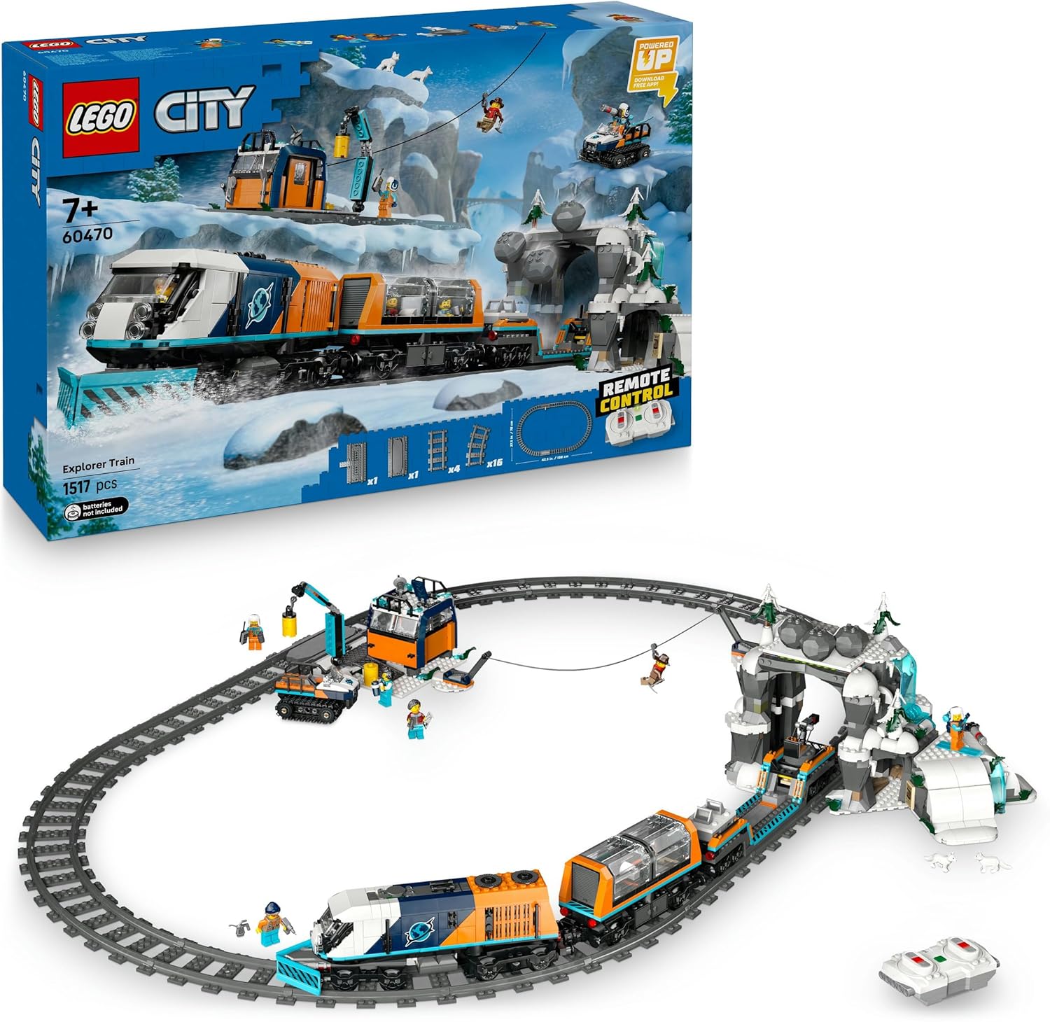 LEGO 60470 TRENO ESPRESSO ARTICO DEGLI ESPLORATORI CITY