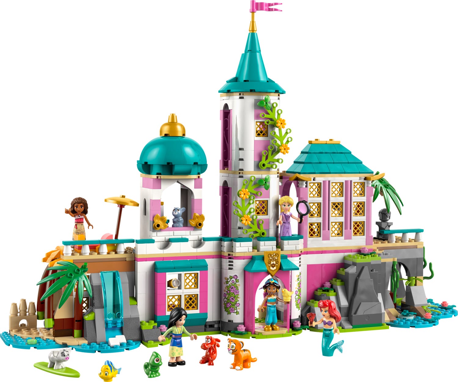LEGO 43267 CASTELLO DELLA PRINCIPESSA E ANIMALI REALI DISNEY