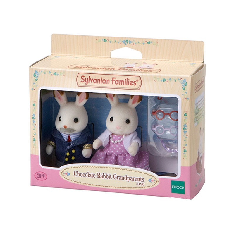 SYLVANIAN FAMILIES 5190 NONNA E NONNO CONIGLI CIOCCOLATO