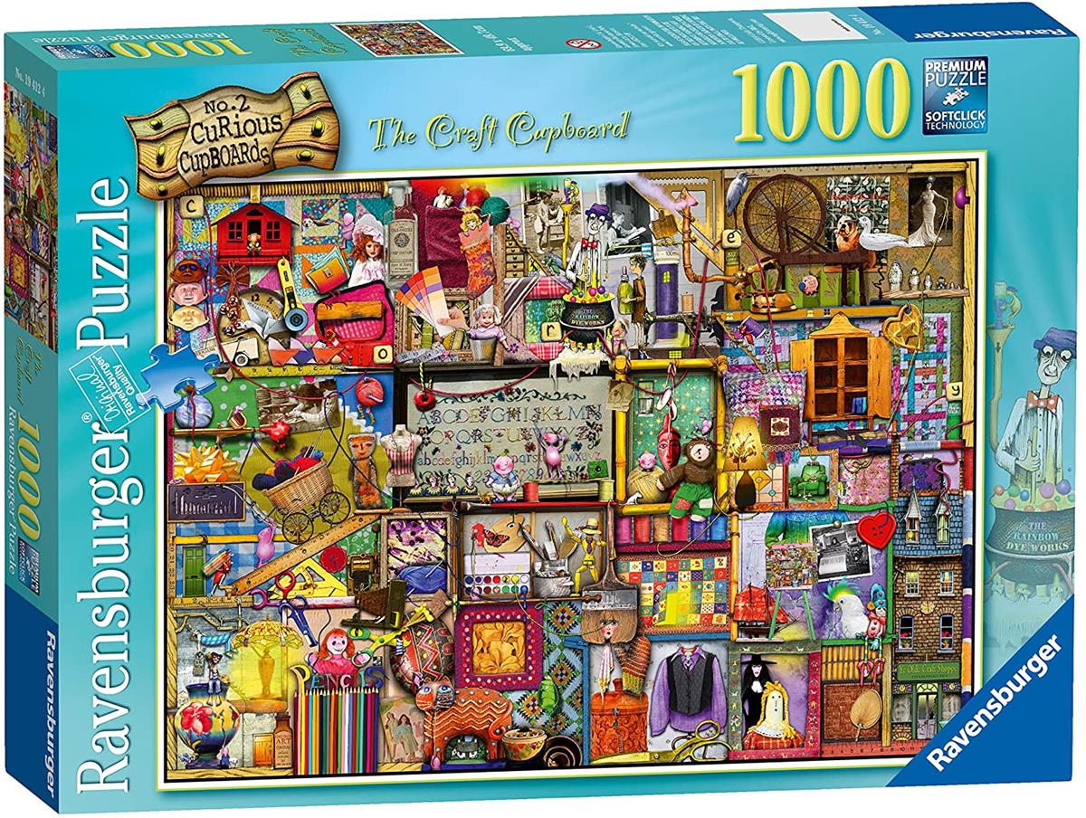 RAVENSBURGER 19412 PUZZLE DA 1000 PZ. THE CRAFT CUPBOARD