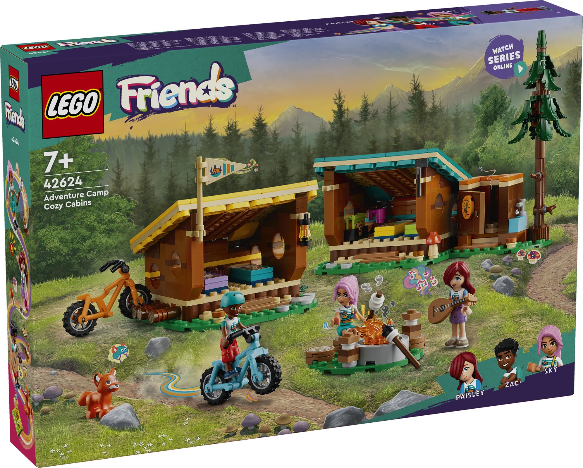 LEGO 42624 CABINE RELAX AL CAMPO AVVENTURE FRIENDS