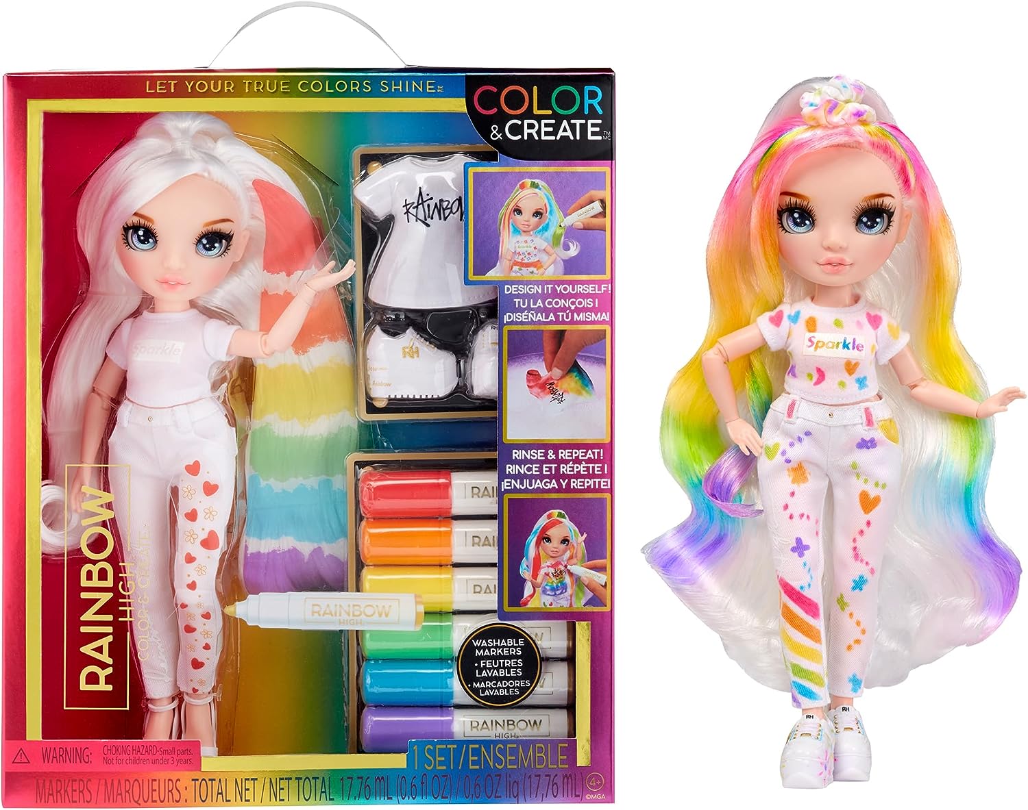 MGA 594123 RAINBOWHIGH CUSTOM FASHION DOLL