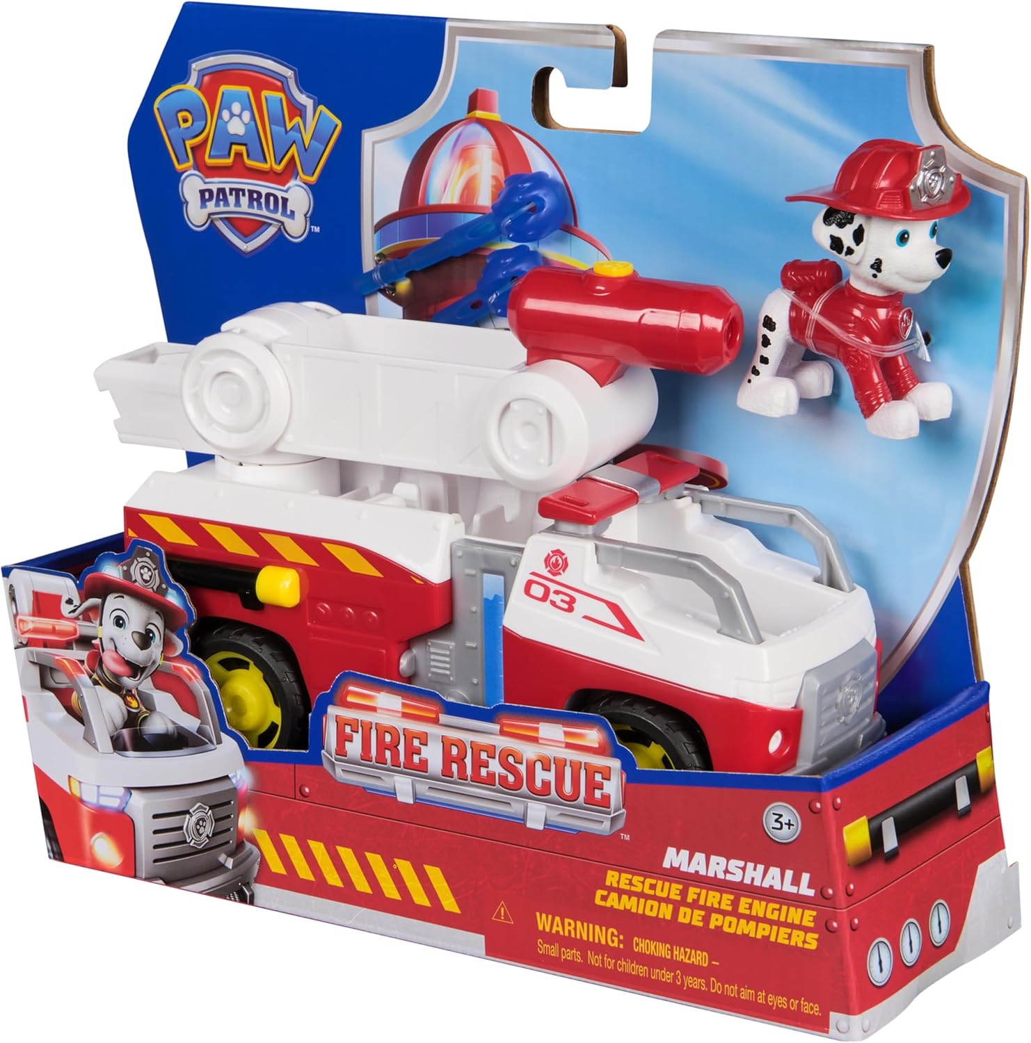 SPINAMSTER 6072660 PAW PATROL VEICOLO FIRE RESCUE MARSHALL