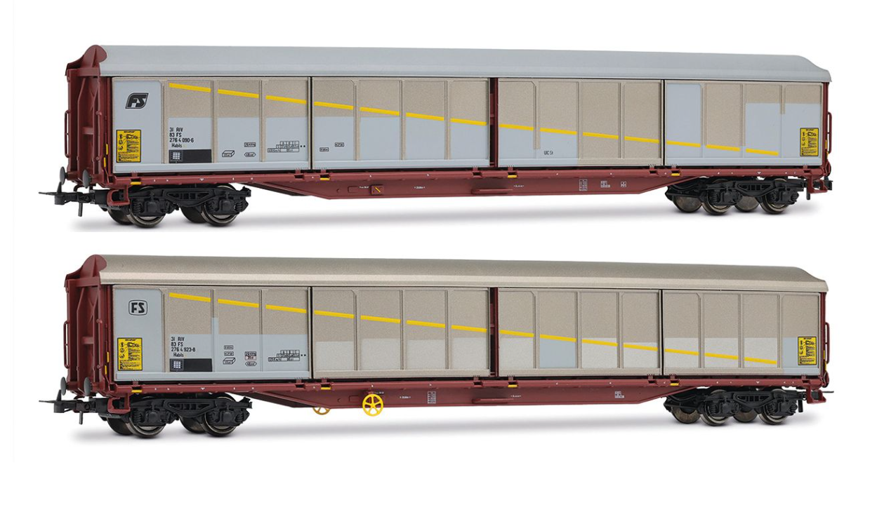 HORNBY HR6673 FS SET DI 2 CARRI CHIUSI TIPO HABILS