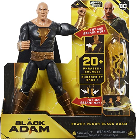 SPINMASTER 6064881 BLACK ADAM PERSONAGGIO DELUXE CM.30