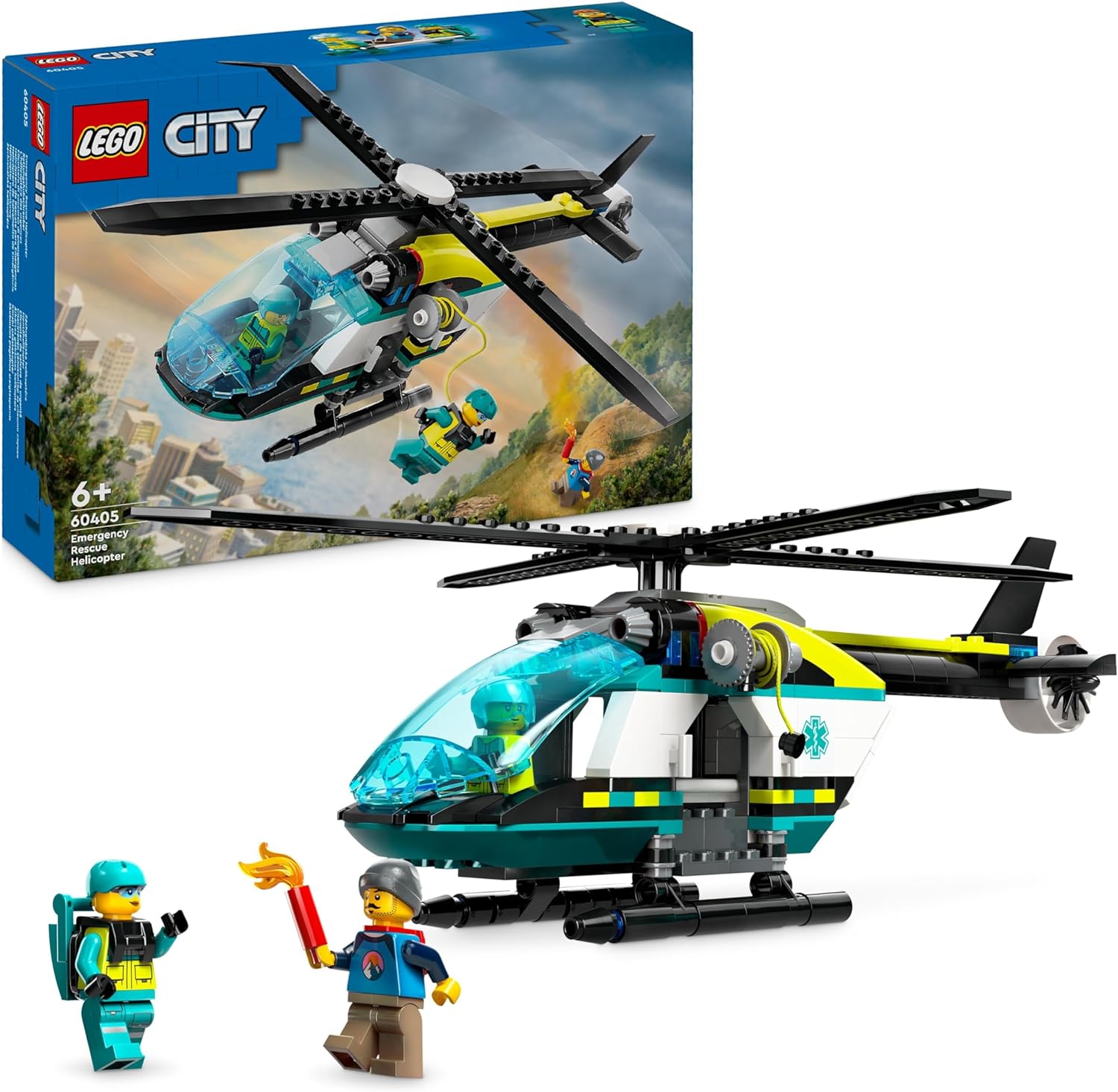 LEGO 60405 ELICOTTERO DI SOCCORSO DI EMERGENZA CITY