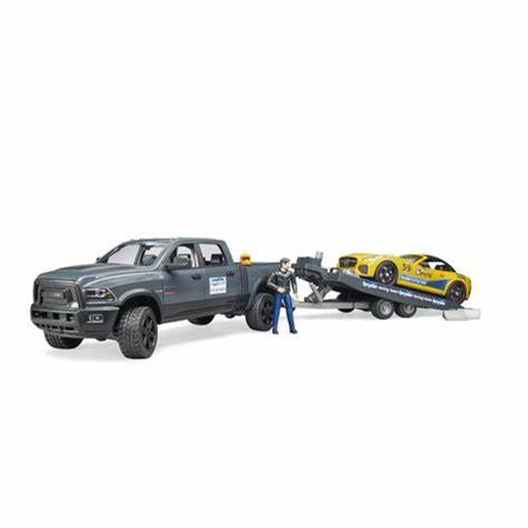 BRUDER 02504 POWER WAGON CON ROADSTER RACING TEAM