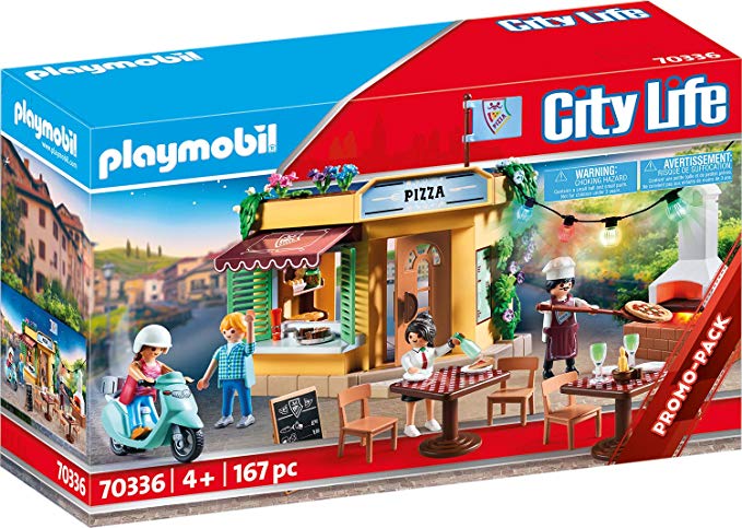 PLAYMOBIL 70336 PIZZERIA CON GIARDINO