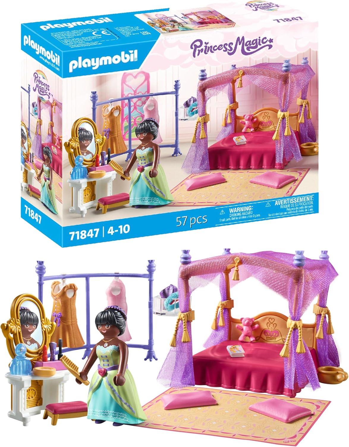 PLAYMOBIL 71847 CAMERA DA LETTO REALE CON SPOGLIATOIO