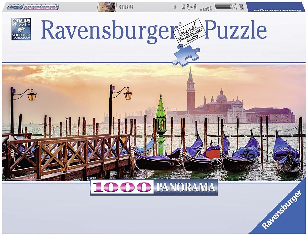 RAVENSBURGER 15082 PUZZLE DA 1000 PZ. GONDOLE A VENEZIA