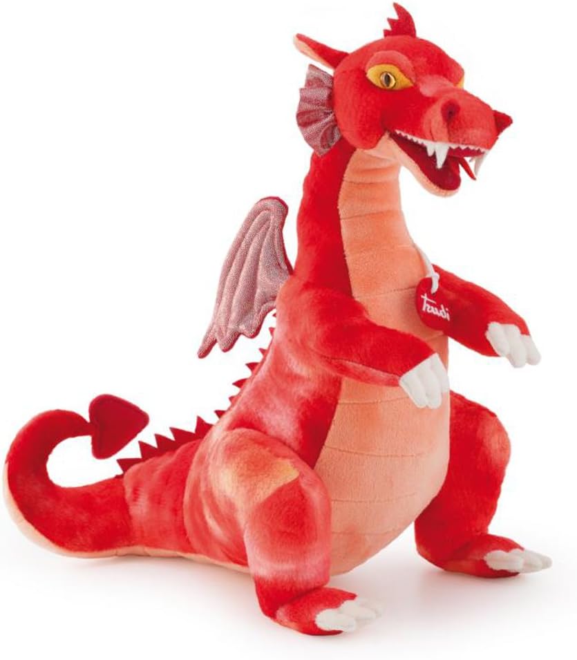 TRUDI 18002 PELUCHE DRAGO ROSSO