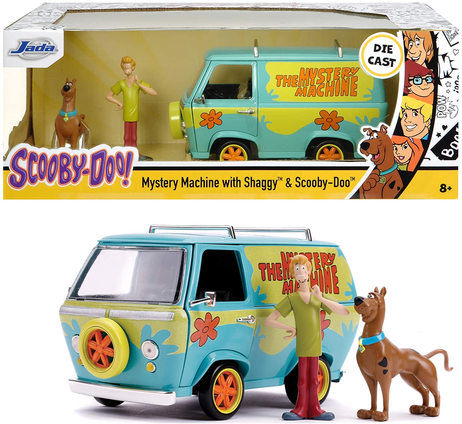 JADA 253255024 SCOOBY DOO MISTERY VAN SCALA 1/24