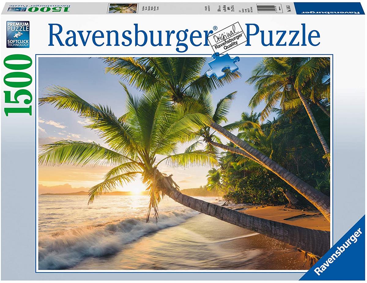 RAVENSBURGER 15015 PUZZLE DA 1500 PZ. SPIAGGIA SEGRETA