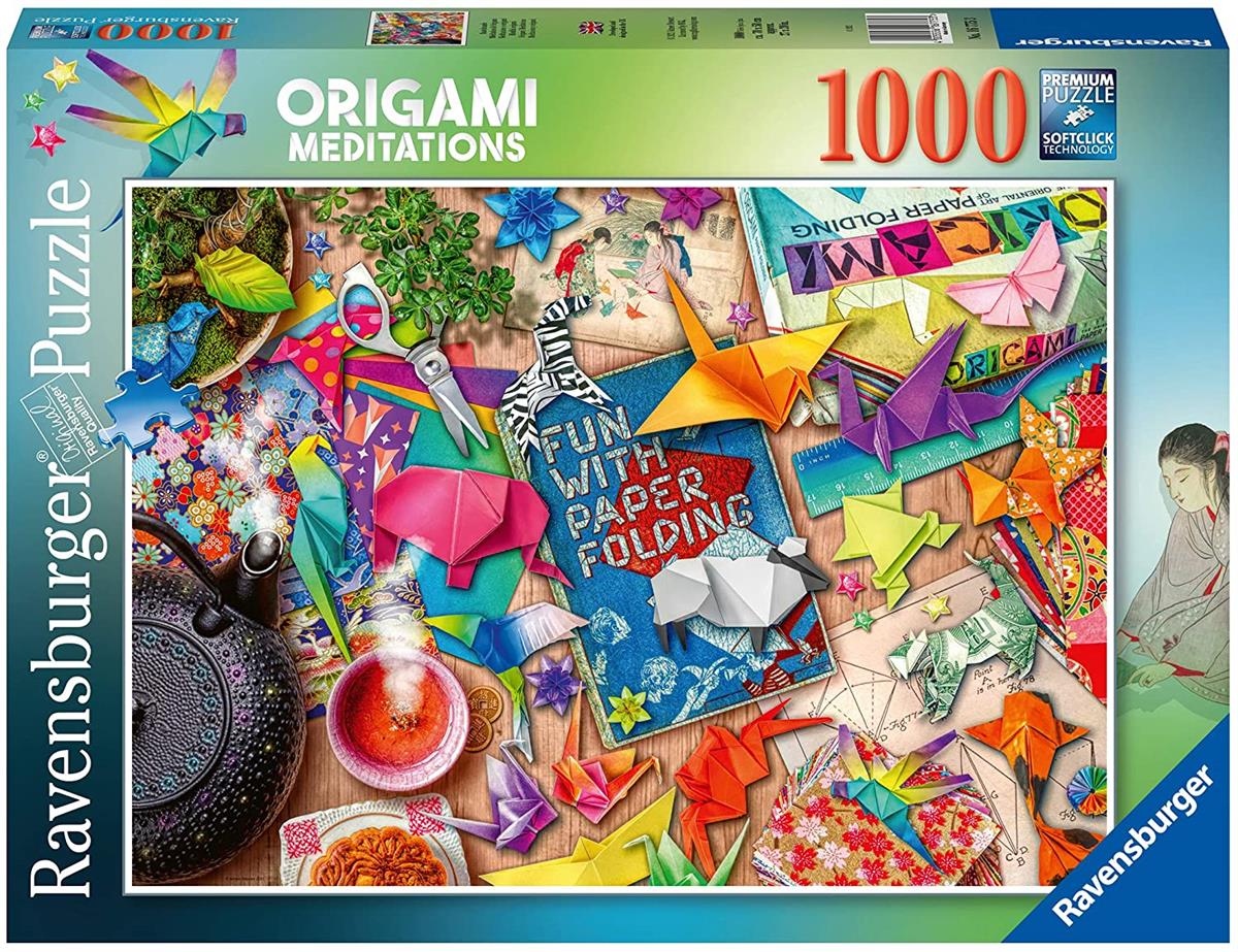 RAVENSBURGER 16775 PUZZLE DA 1000 PZ. ORIGAMI MEDIATIONS