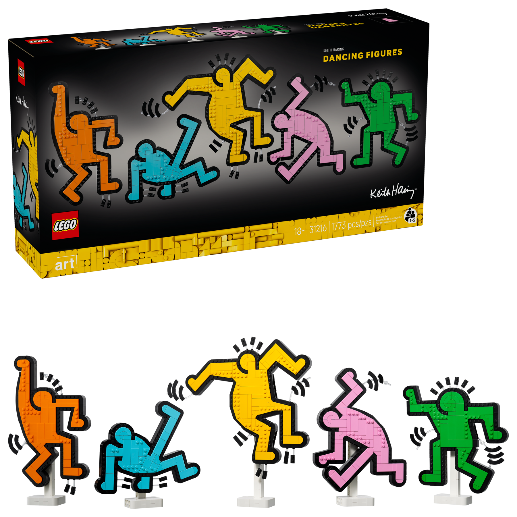 LEGO 31216 KEITH HARING FIGURE DANZANTI ART