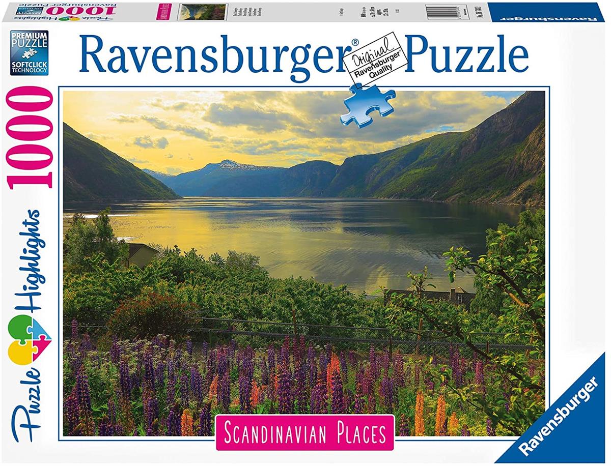 RAVENSBURGER 16743 PUZZLE DA 1000 PZ. FIORDO IN NORVEGIA