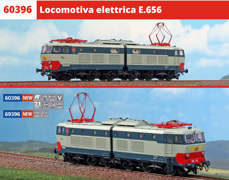 ACME 60396 LOCOMOTIVA ELETTRICA E656