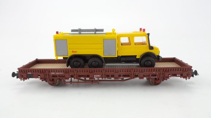 ROCO 47179 CARRO PIANALE DB CON TRASPORTO CAMION