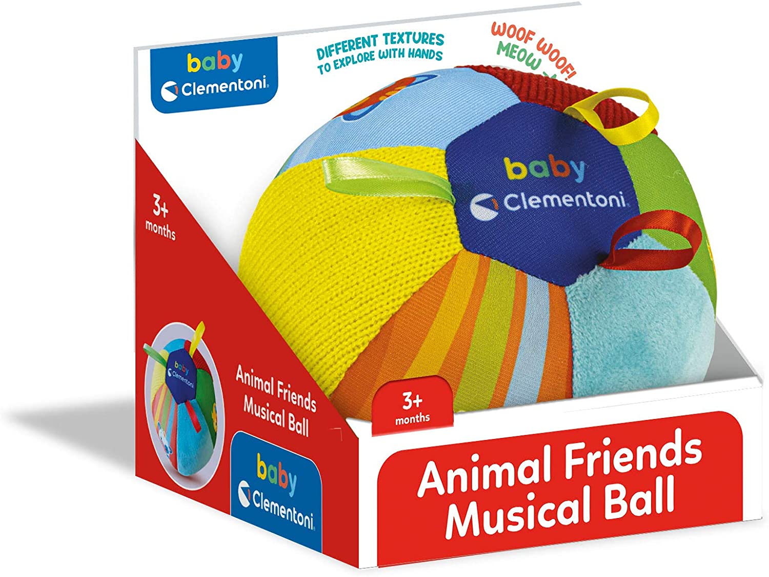 CLEMENTONI 17464 ANIMAL FRIENDS MUSICAL BALL
