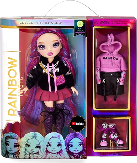 MGA 575788 RAINBOWH HIGH EMI CORE FASHION DOLL