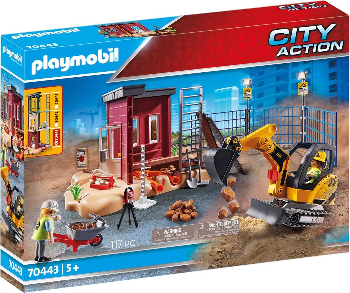 PLAYMOBIL 70443 MINI ESCAVATORE CON CANTIERE