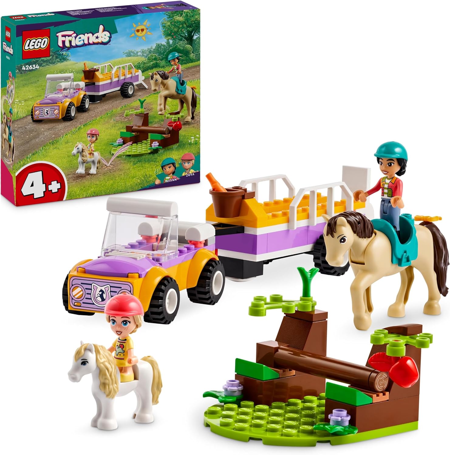 LEGO 42634 RIMORCHIO CON CAVALLO E PONY FRIENDS