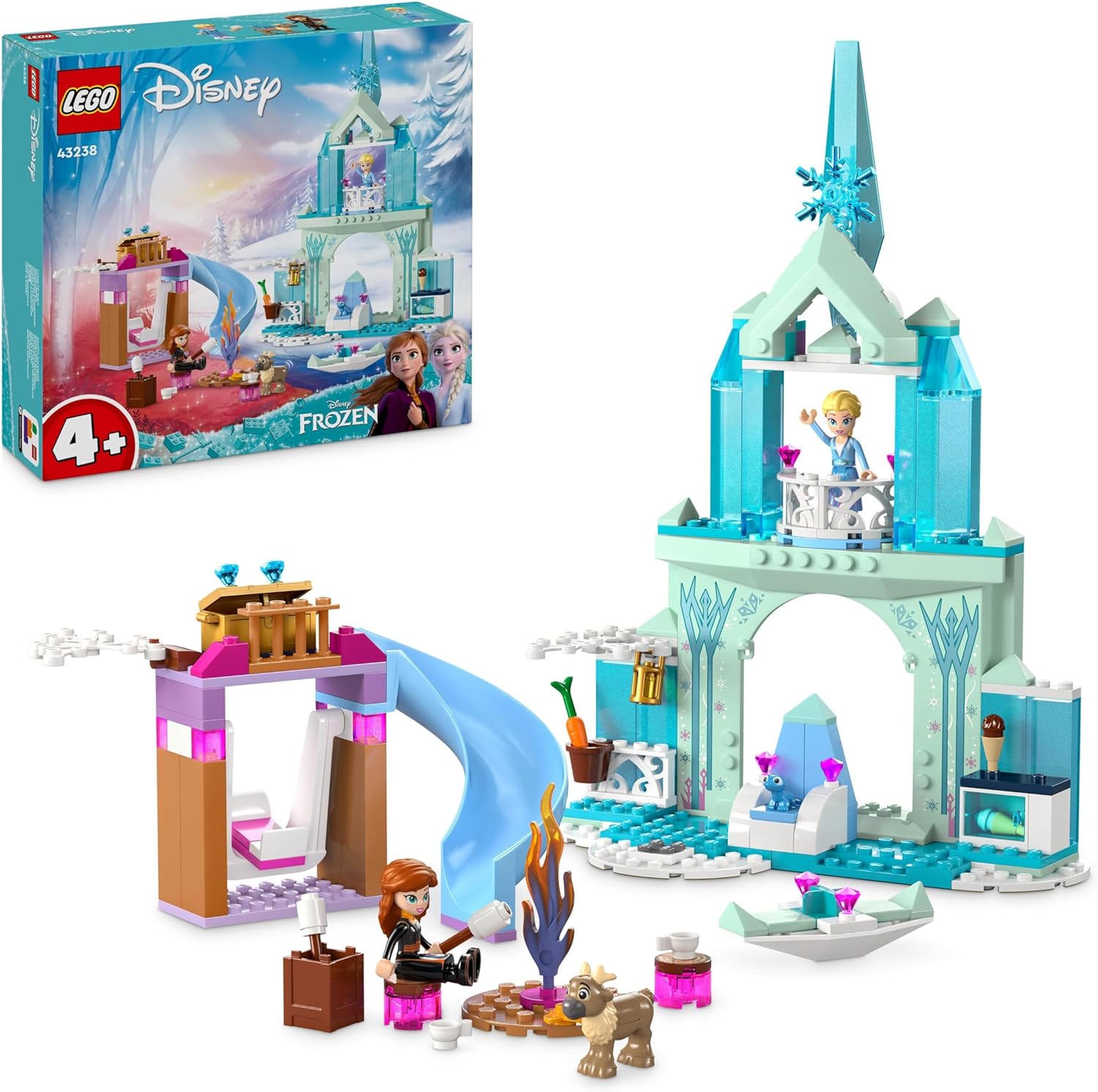 LEGO 43238 IL CASTELLO DI GHIACCIO DI ELSA DISNEY PRINCESS