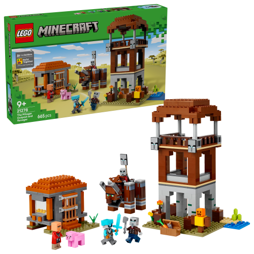 LEGO 21278 L'AVAMPOSTO DEL SACCHEGGIATORE E PREDONE MINECRAFT