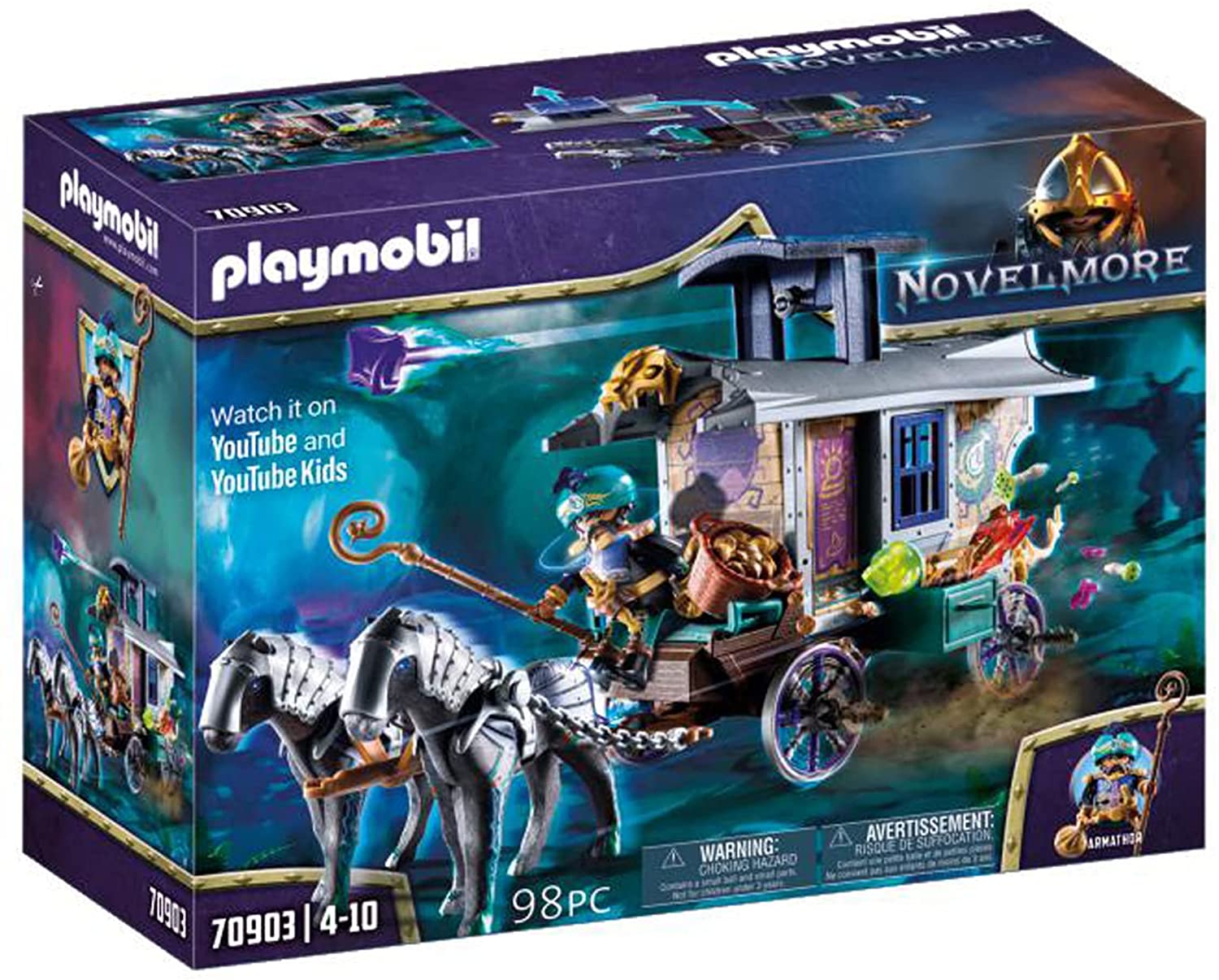 PLAYMOBIL 70903 VIOLET VALE CARROZZA DEL MERCANTE