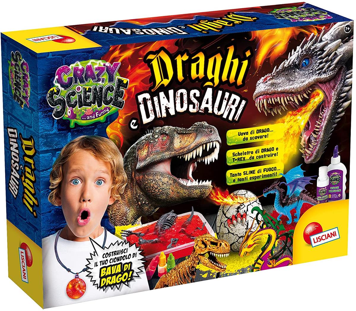 LISCIANI 89390 CRAZY SCIENCE DRAGHI E DINOSAURI