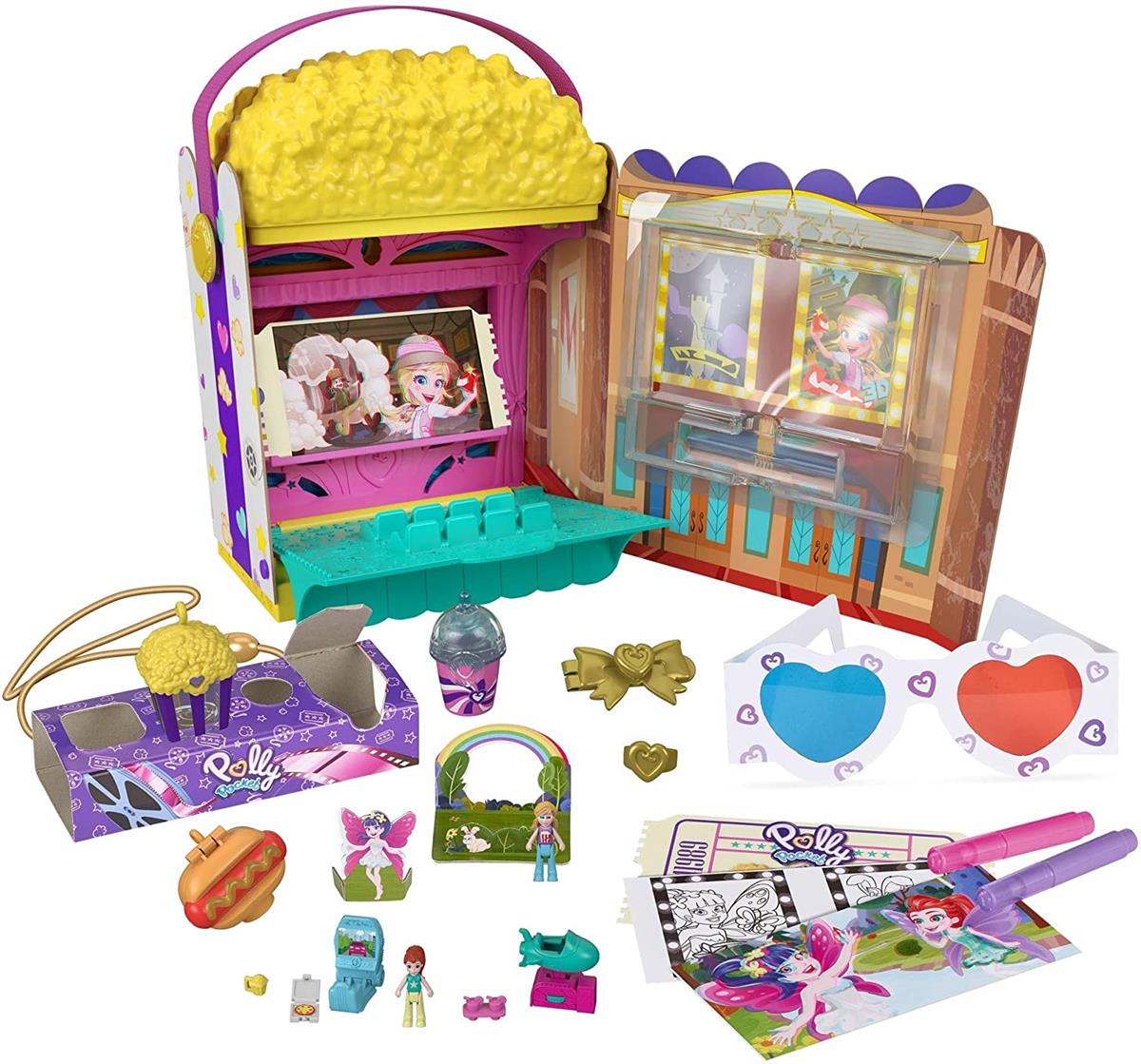 MATTEL GVC96 POLLY POCKET CINEMA POPCORN