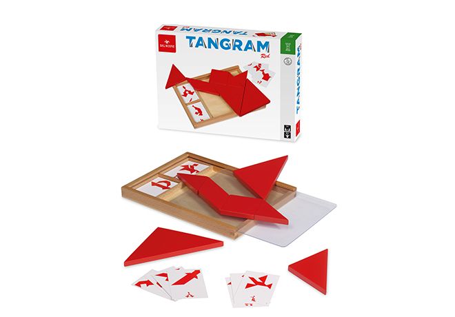 DAL NEGRO 055755 TANGRAM ROSSO CON CARTE