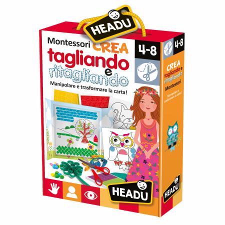 HEADU IT22939 CREA TAGLIANDO E RITAGLIANDO MONTESSORI