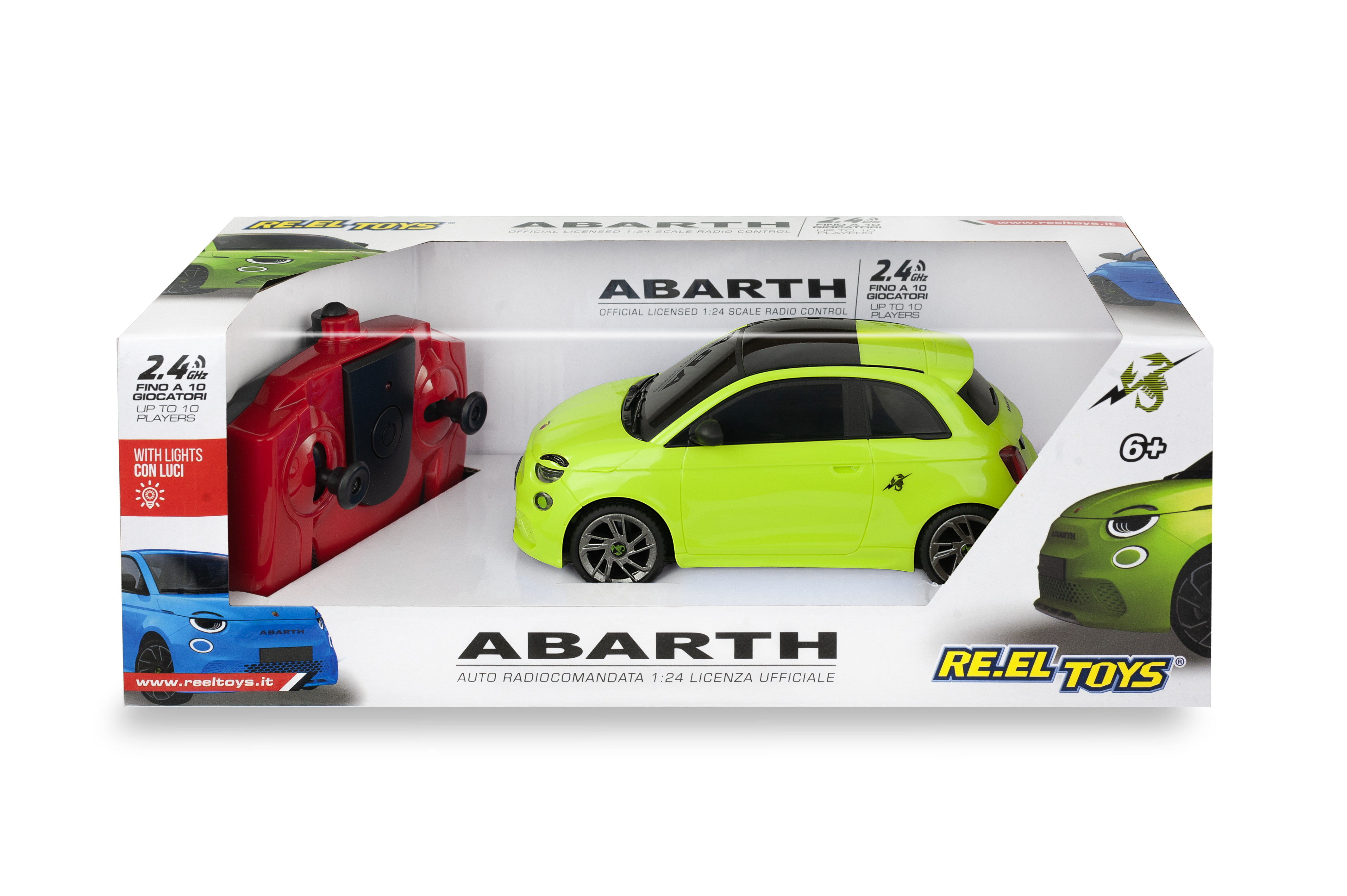 RE.EL TOYS 2407 AUTO RC FIAT ABARTH 500 SCALA 1/24