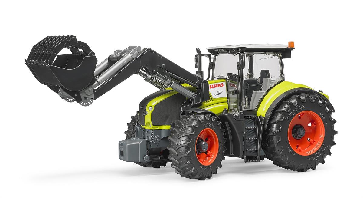 BRUDER 03013 TRATTORE CLAAS AXION 950 CON BENNA