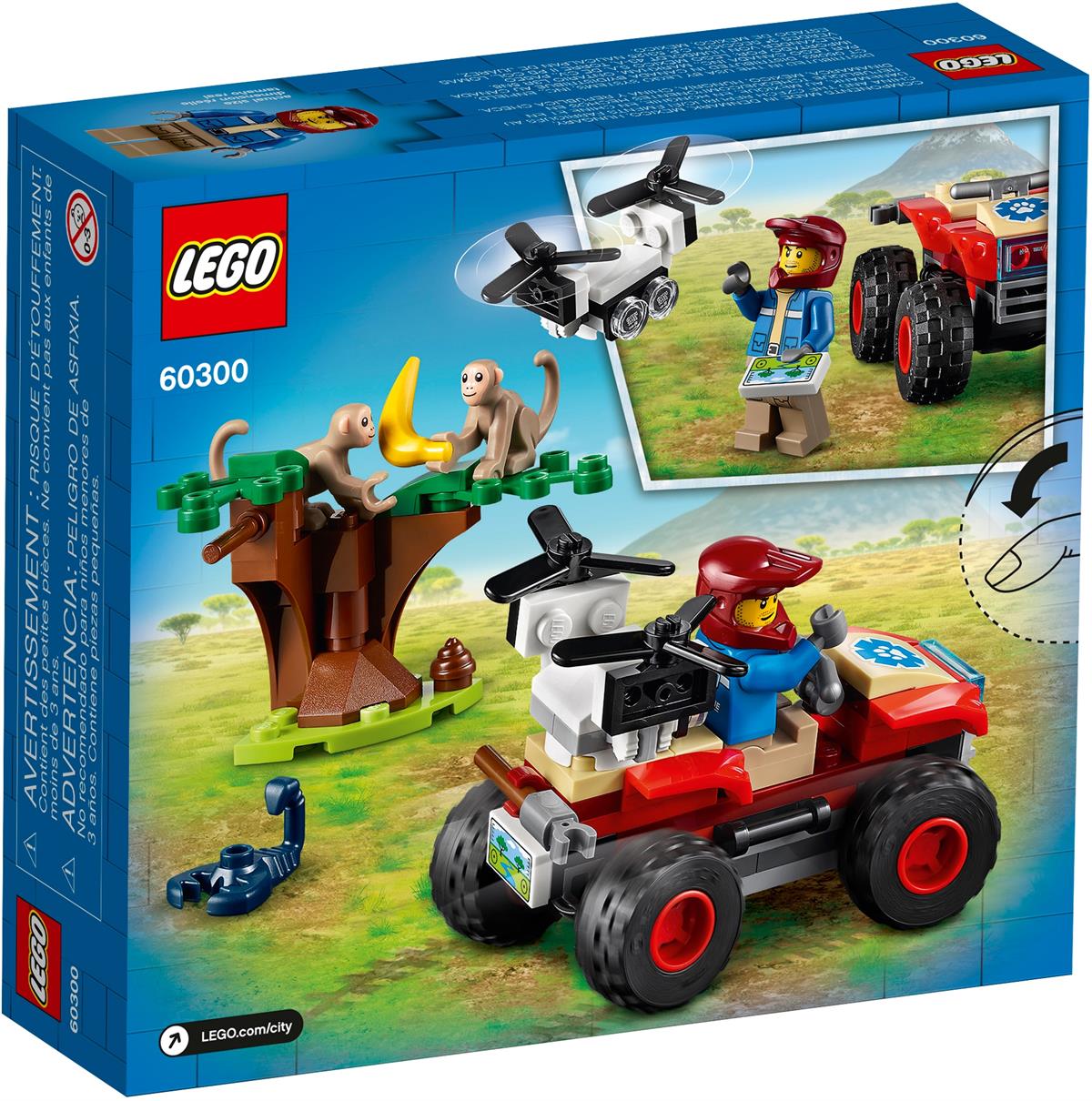 LEGO 60300 ATV DI SOCCORSO ANIMALE CITY