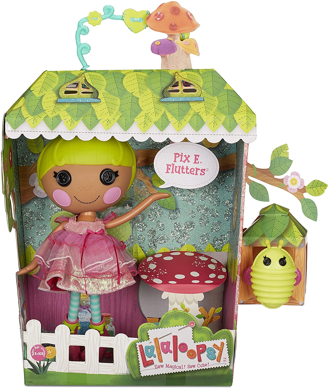 MGA 576877 LALALOOPSY LARGE DOLL PIX E FLUtTER