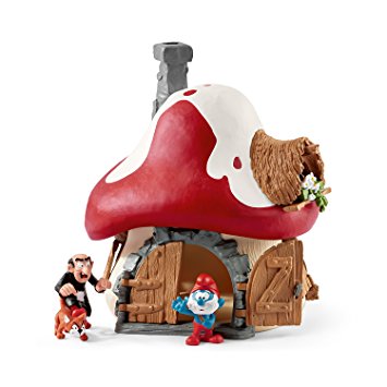 SCHLEICH 2520803 CASA DEI PUFFI CON 2 FIGURE