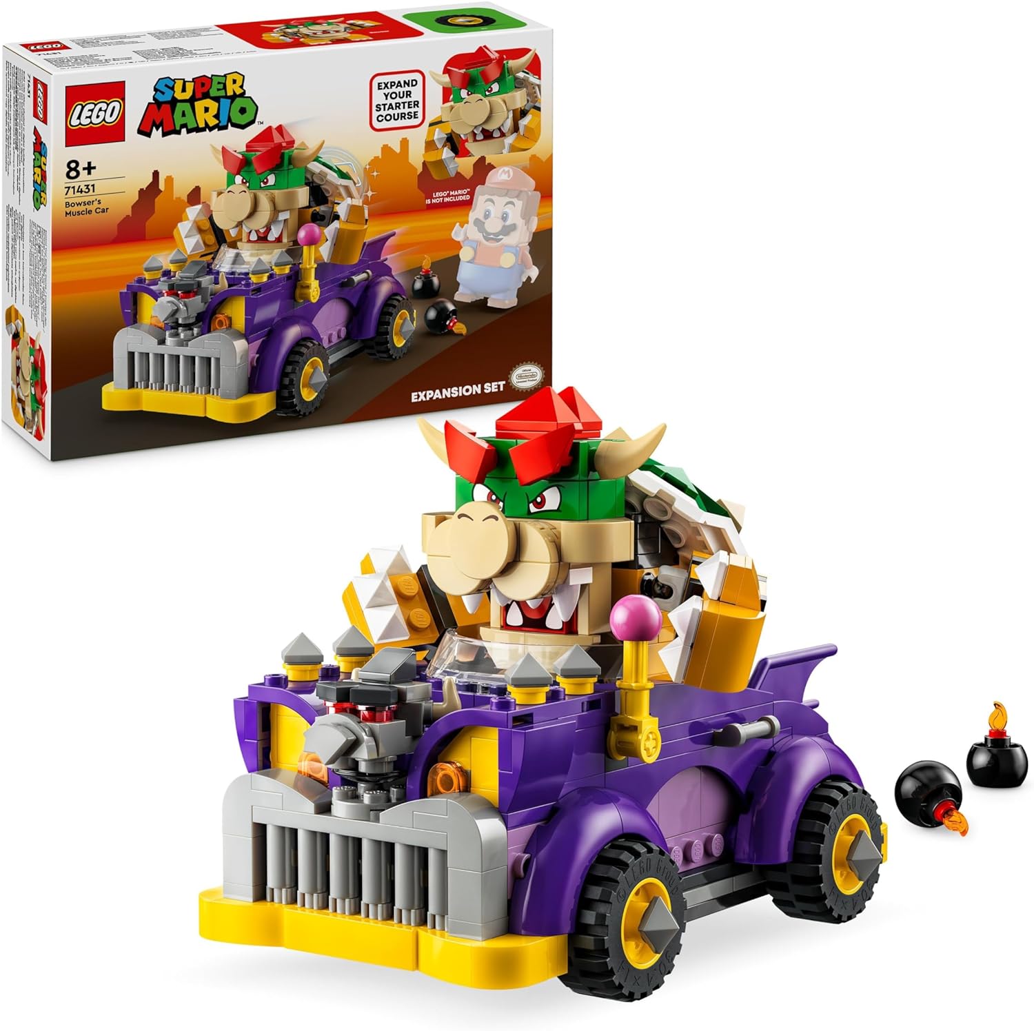 LEGO 71431 PACK DI ESPANSIONE IL BOLIDE DI BOWSER SUPR MARIO