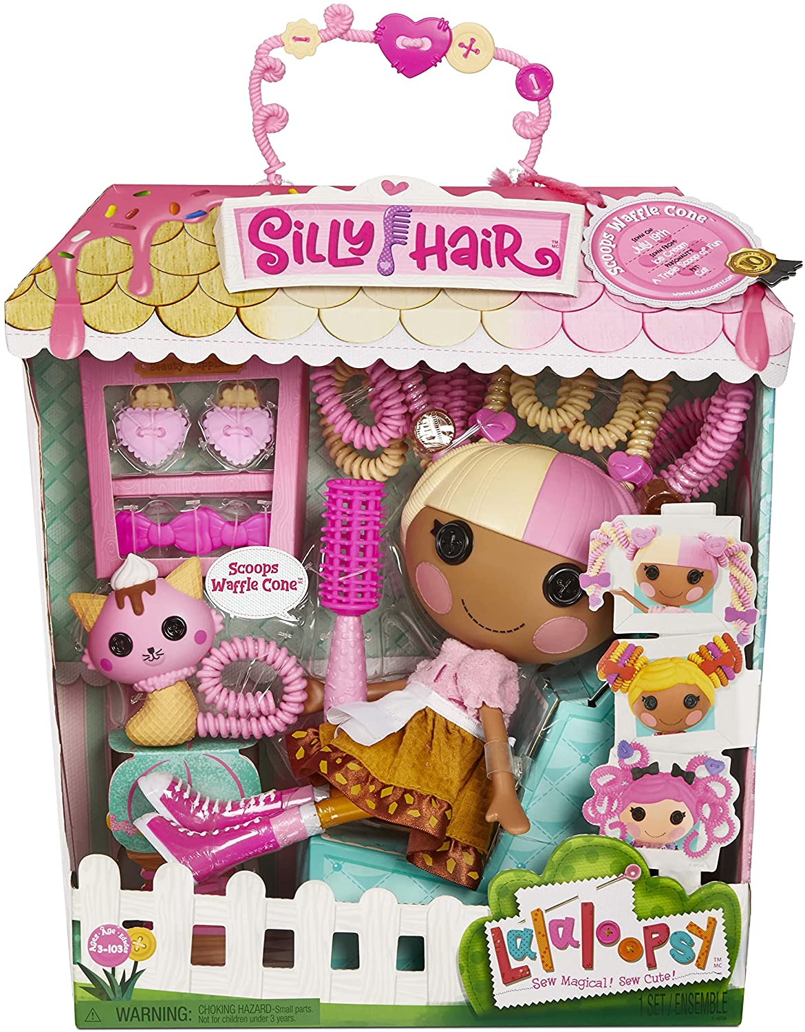 MGA 576938 LALALOOPSY SILLY HAIR SCOOPS WAFFLE