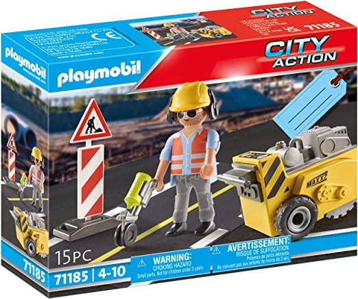 PLAYMOBIL 71185 MANUTENZIONE STRADALE