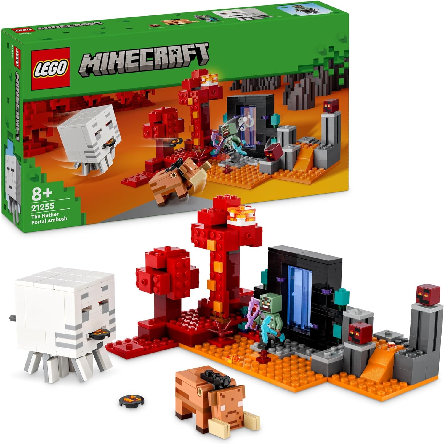 LEGO 21255 AGGUATO NEL PORTALE DEL NETHER MINECRAFT