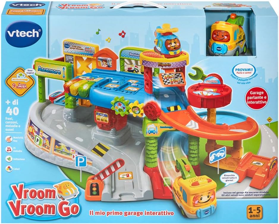 VTECH 512707 VROOM VROOM IL MIO GARAGE INTERATTIVO