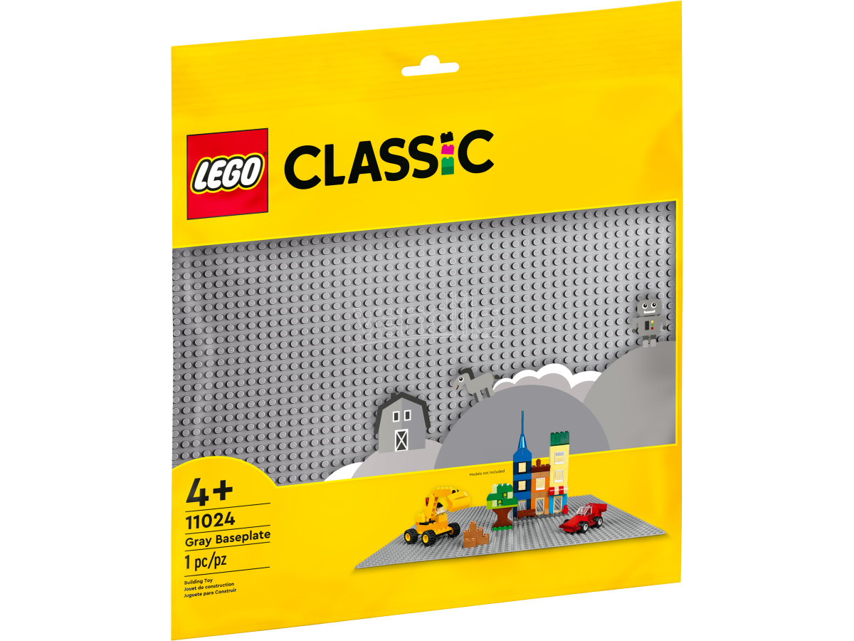 LEGO 11024 BASE GRIGIA CLASSIC