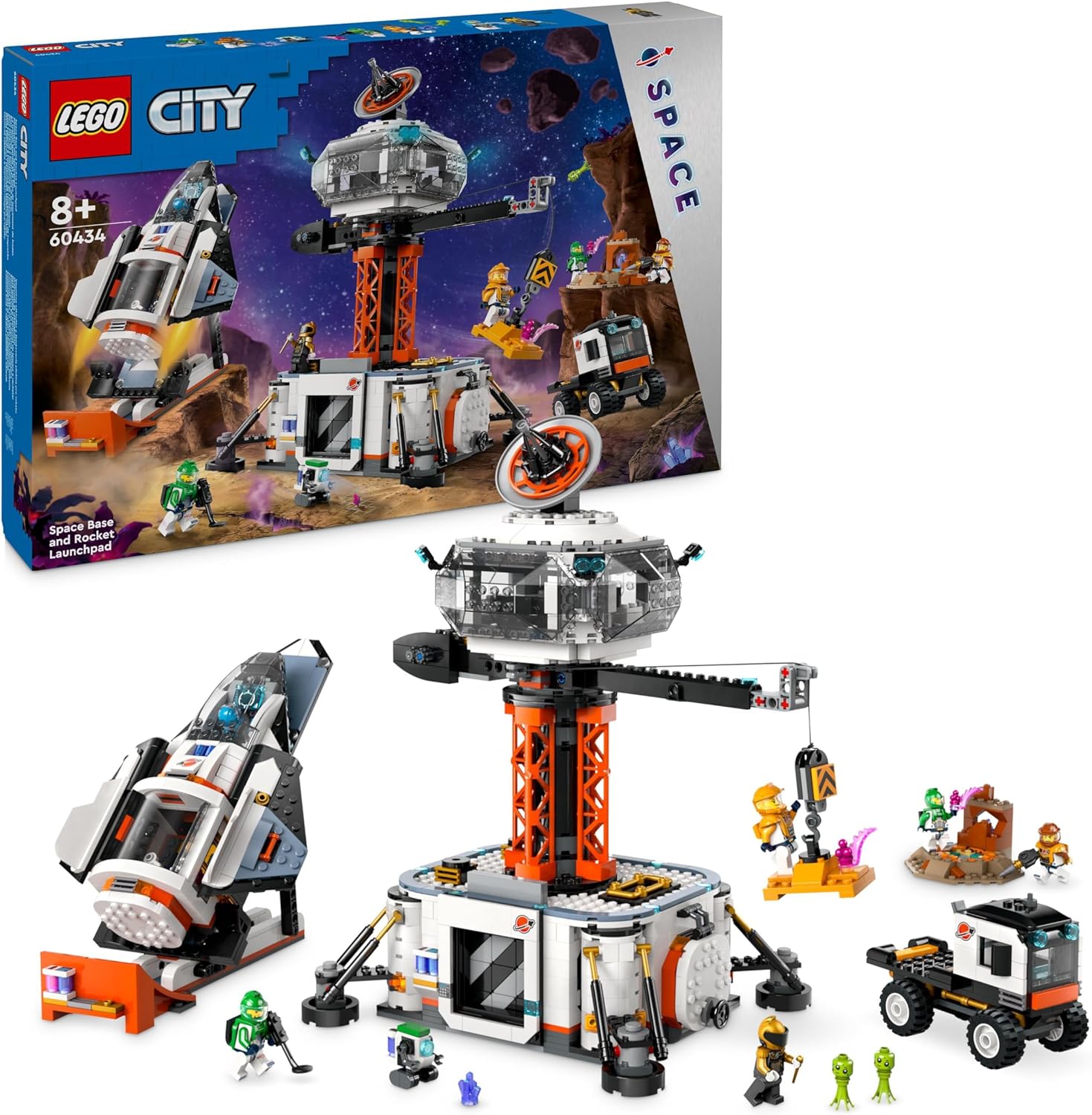 LEGO 60434 BASE SPAZIALE E PIATTAFORMA DI LANCIO CITY