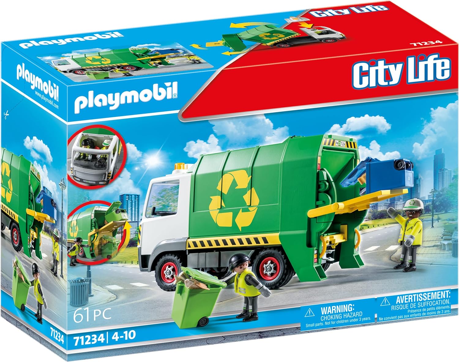 PLAYMOBIL 71234 CAMION RACCOLTA DIFFERENZIATA